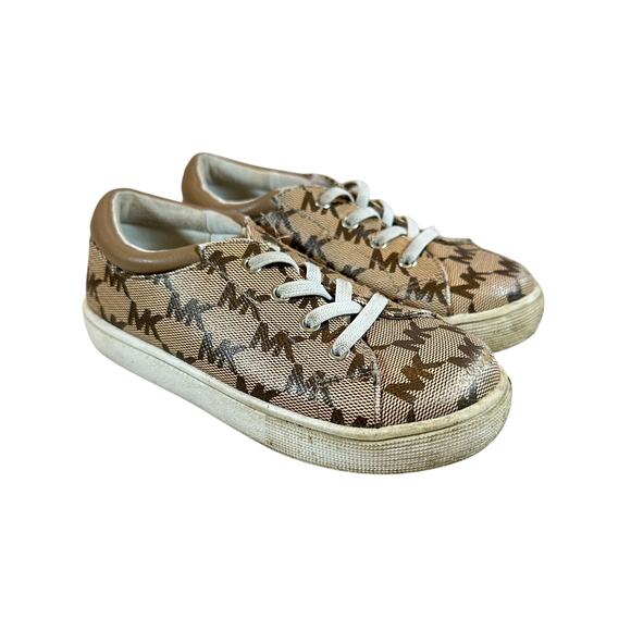 Michael Kors Logo Finola Sneakers Shoes Little Kid Toddler Girls Size 10 - Picture 1 of 10
